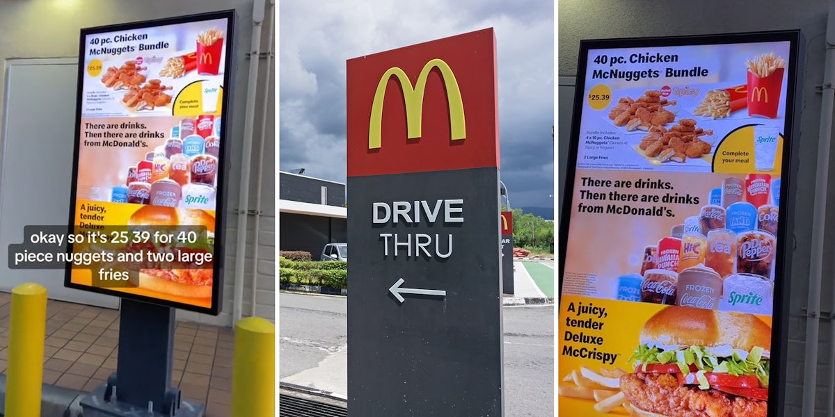 Drive-thru customer blasts McDonald's for $25 chicken nugget 'deal'