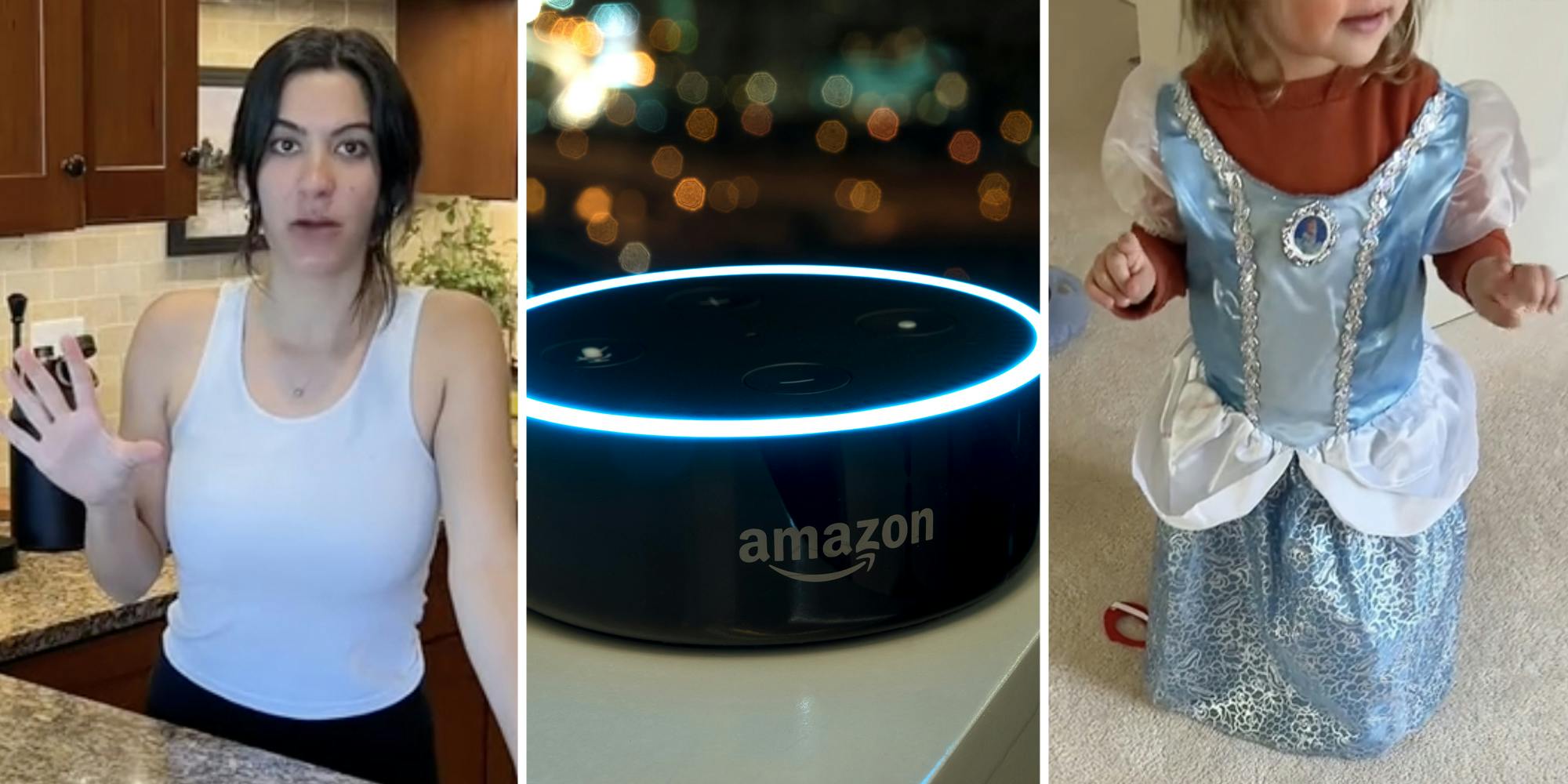 ‘You wrong’: Mom lets 2-year-old in Cinderella dress use Amazon Alexa. It backfires