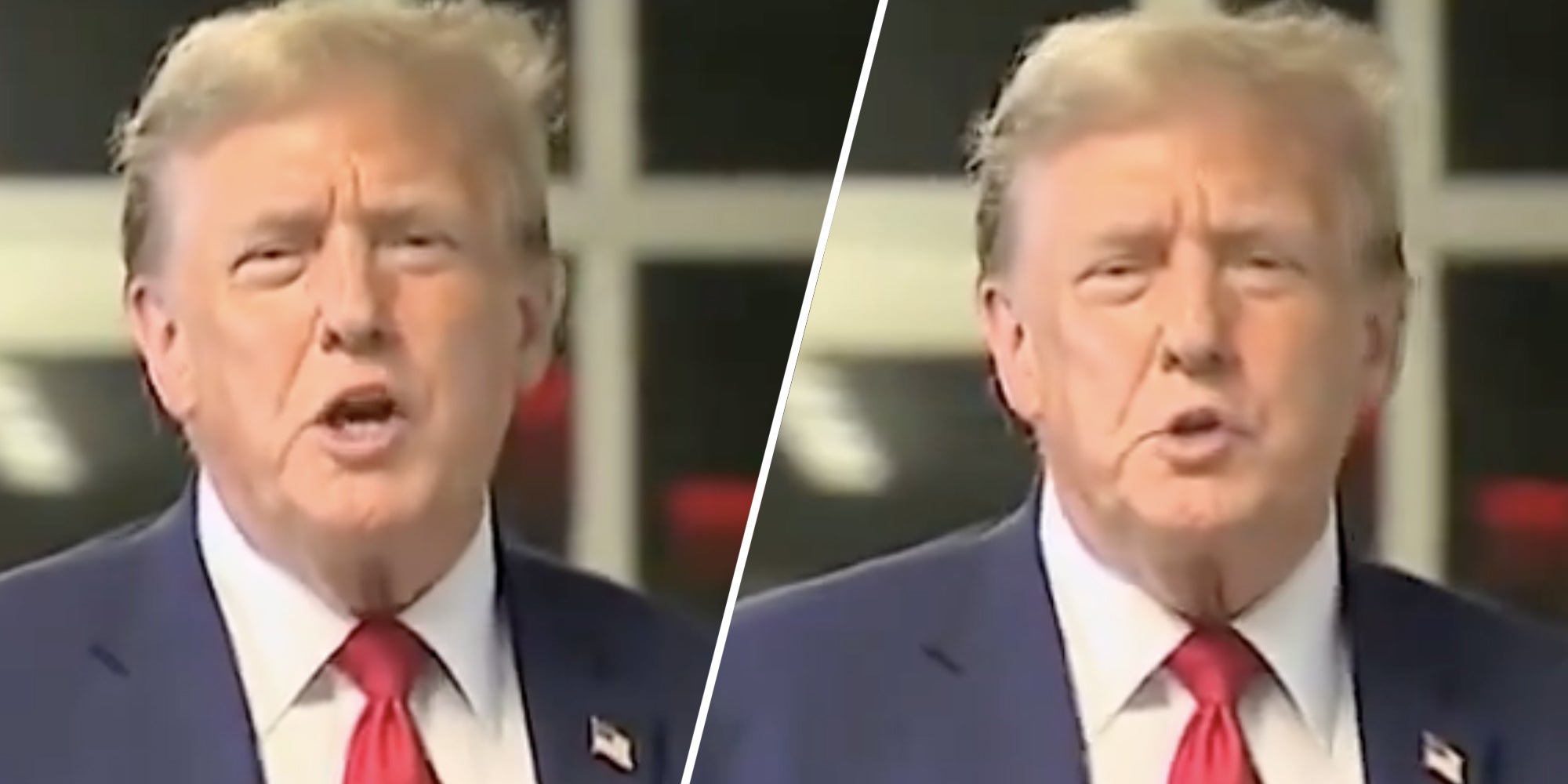 Donald trump (two split)