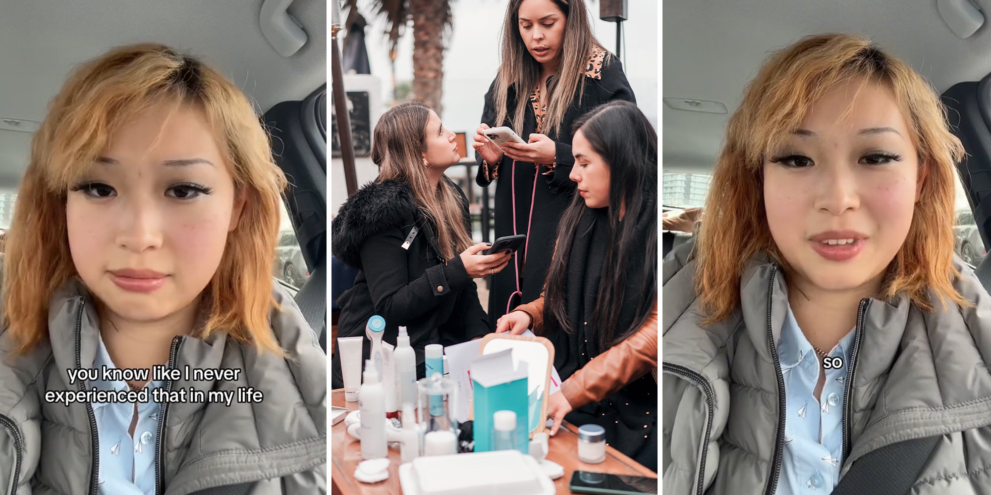 Customer confronts skincare store after they manipulated her into purchasing $100 worth of products.