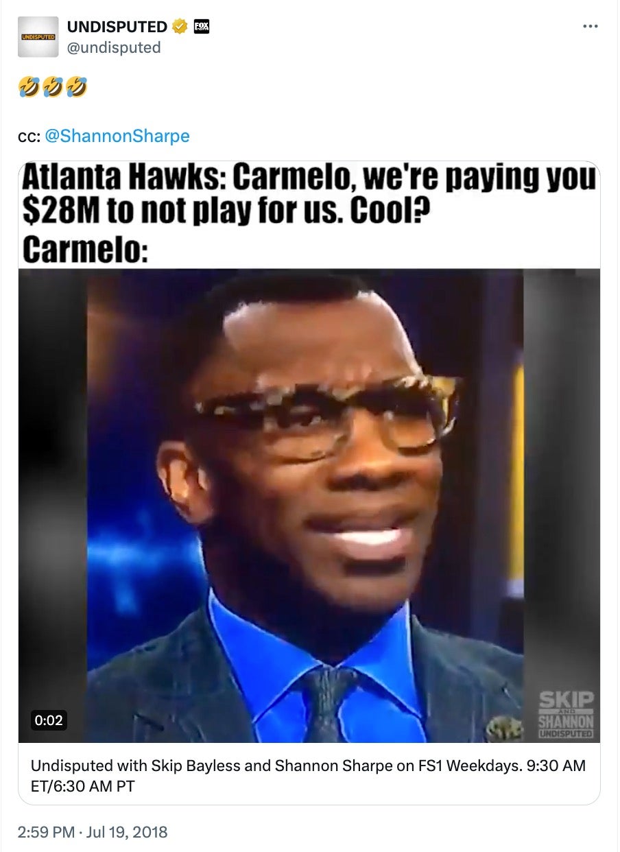 Shannon Sharpe meme - That Ain't No Problem