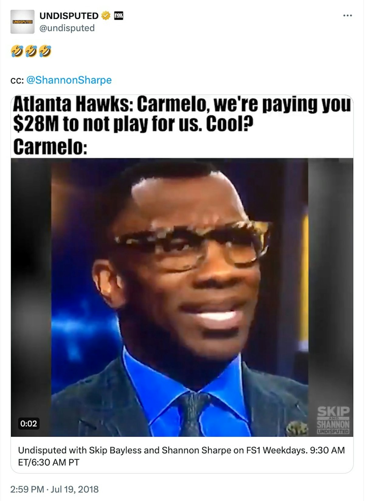 A Shannon Sharpe Meme For Every Occasion