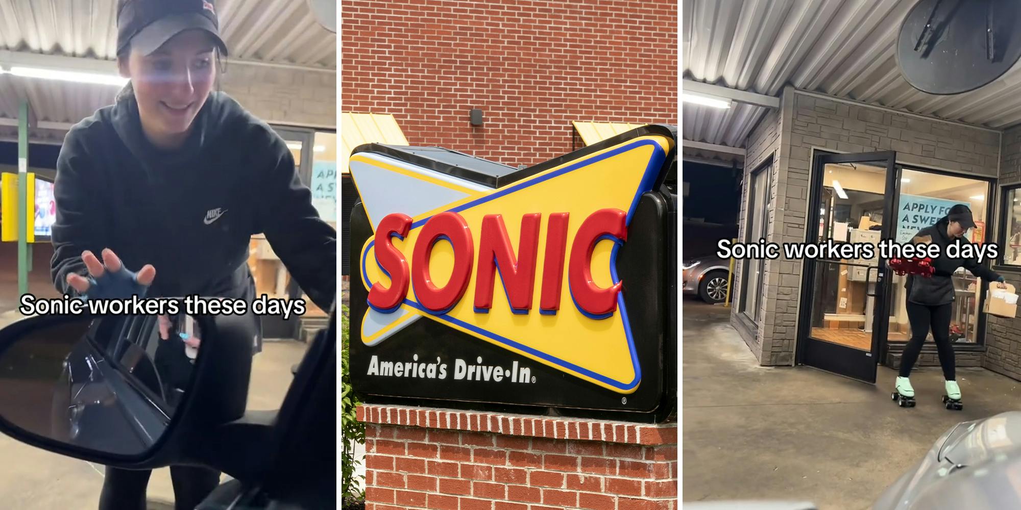 Sonic skates after worker spills order on customer’s car