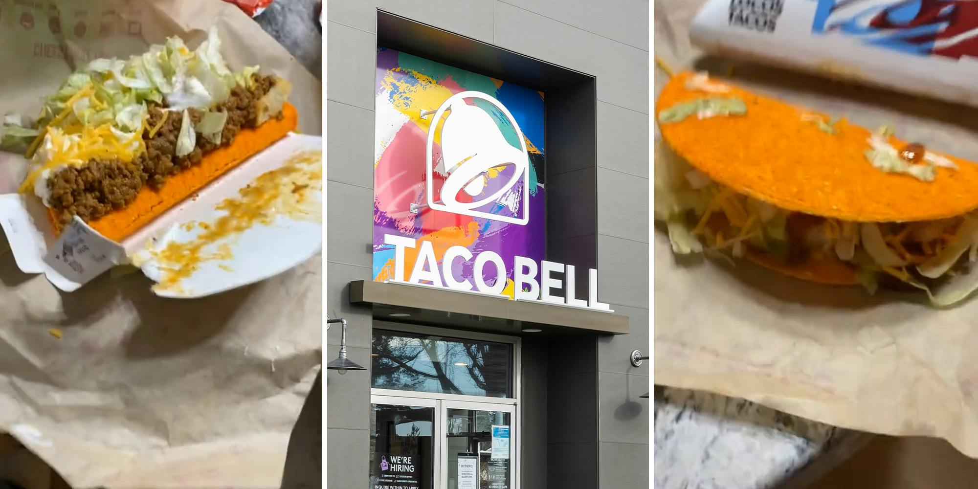 Taco Bell customer gets jaw-dropping Doritos Locos taco.