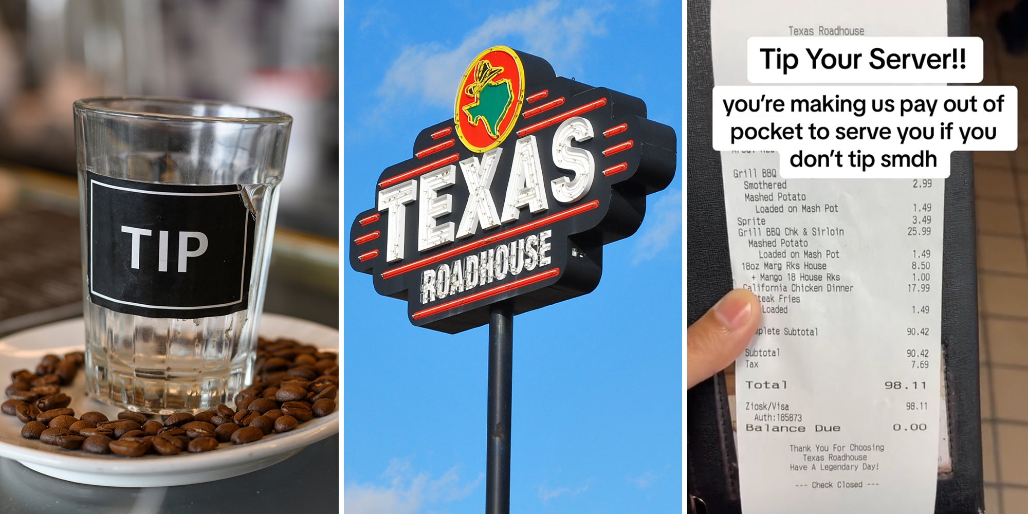 Texas Roadhouse server says they had to pay out of pocket to serve customers