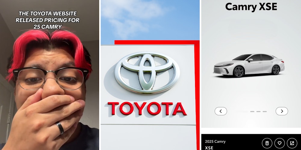 People are just now finding out how much a Toyota Camry costs