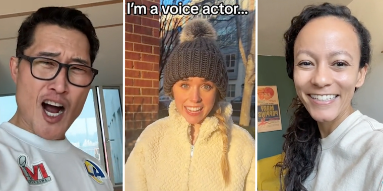 voice actors on tiktok