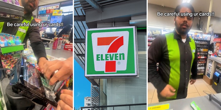 7-eleven shoppers discover card skimmer, worker demands they give it to him