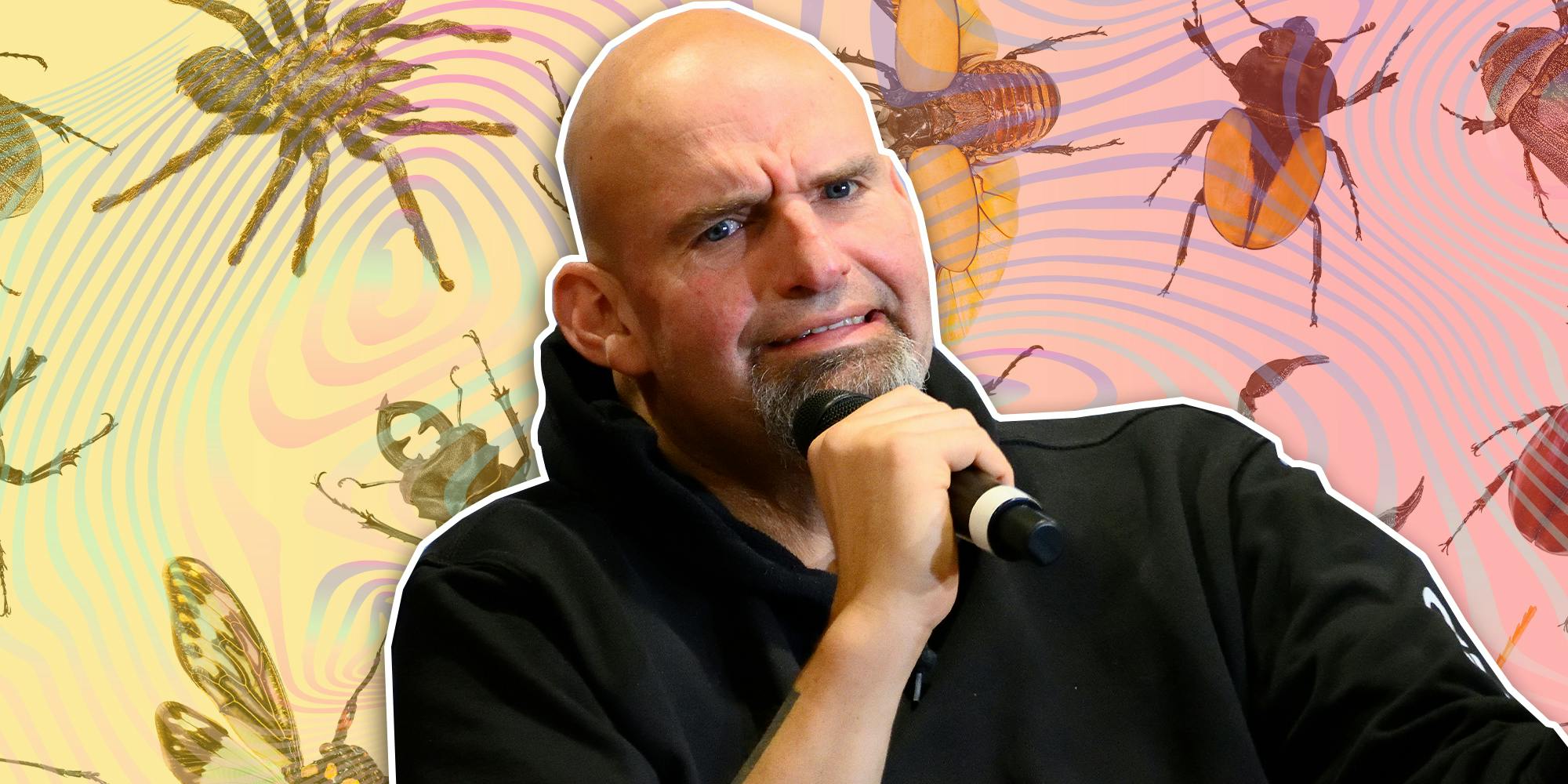 John Fetterman joins the battle against the bugs