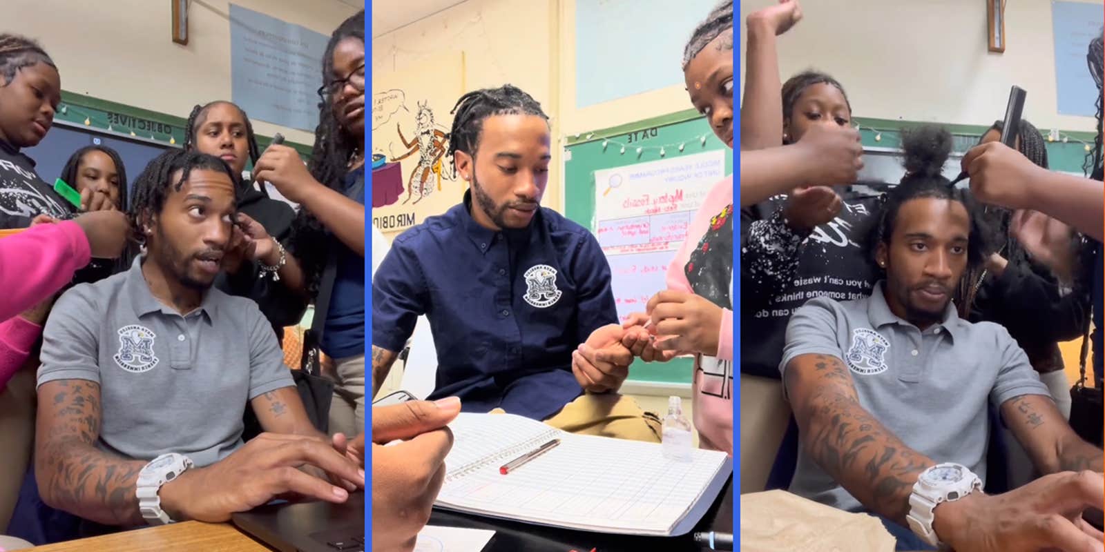 Was a Black Teacher Fired For Letting Students Braid His Hair?