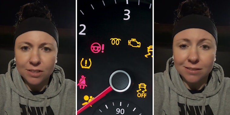Woman shares trick to understand warning lights on car’s dashboard