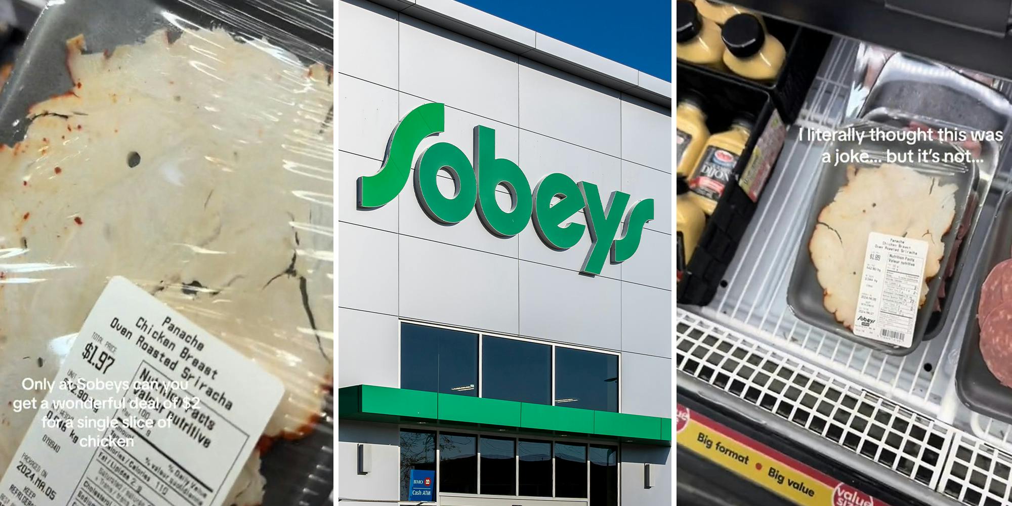 ‘But I can’t have a plastic straw….’: Sobey’s customer can’t believe how much store is charging for single slice of chicken