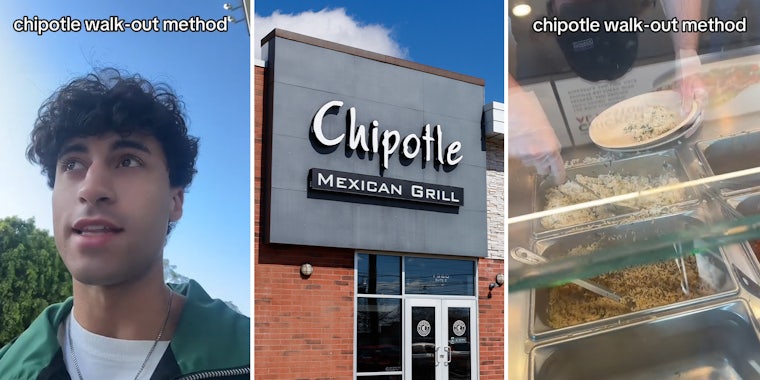 Man walks out of Chipotle mid-order