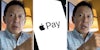 Man talking(l+r), Apple pay app(c)