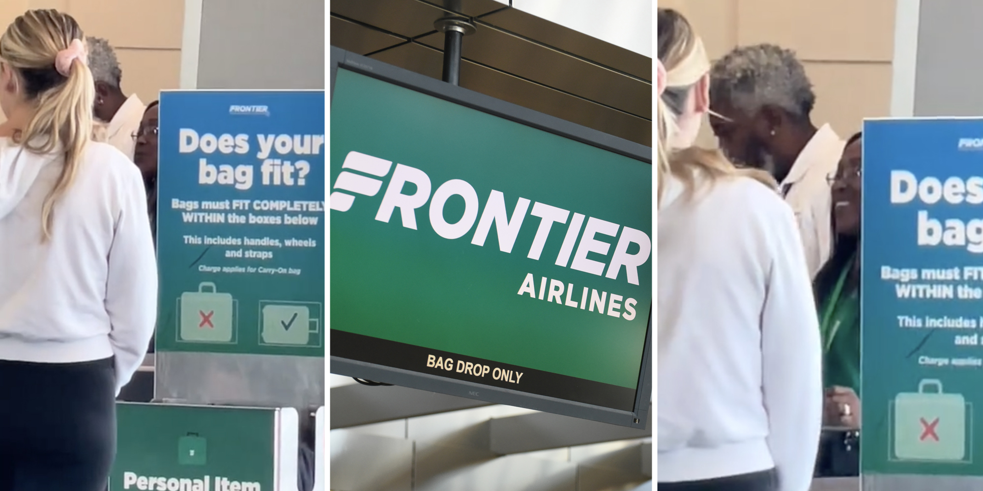 Frontier airlines fashion checked baggage allowance