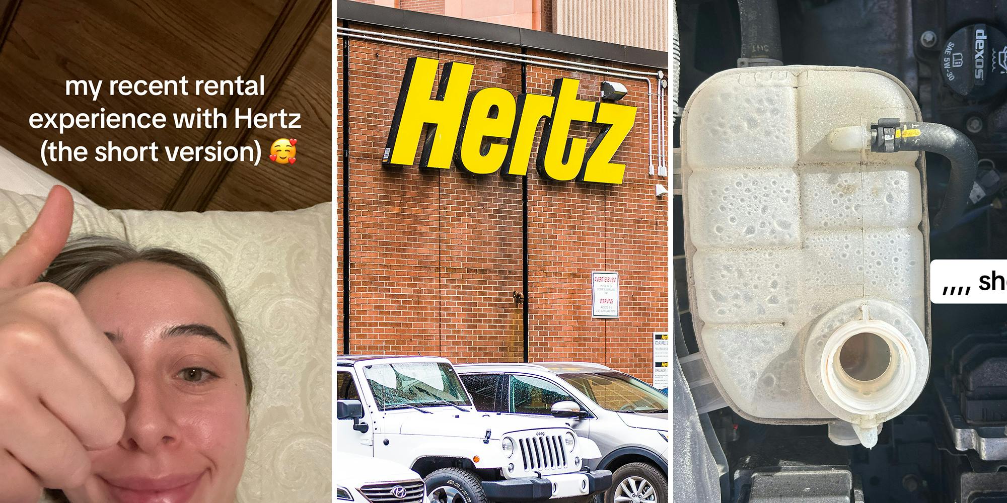 Woman says Hertz rental car broke down on side of road, company refused to pick her up