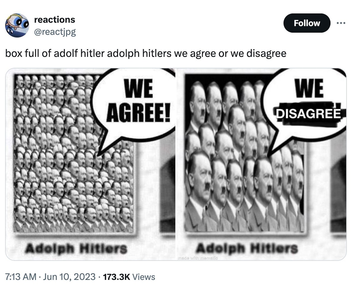 Hitler Particles Meme Calls Out Bigotry Online