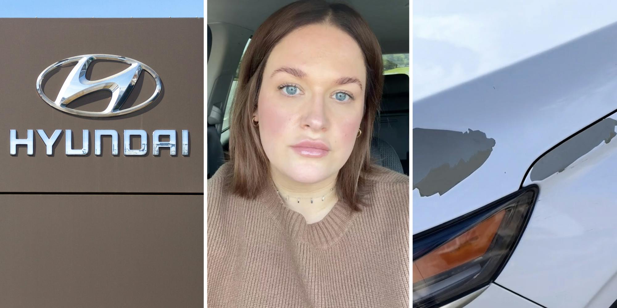 ‘You guys won’t do anything about it’: Woman blasts Hyundai after car starts peeling, notices another car at grocery store parking lot with same problem