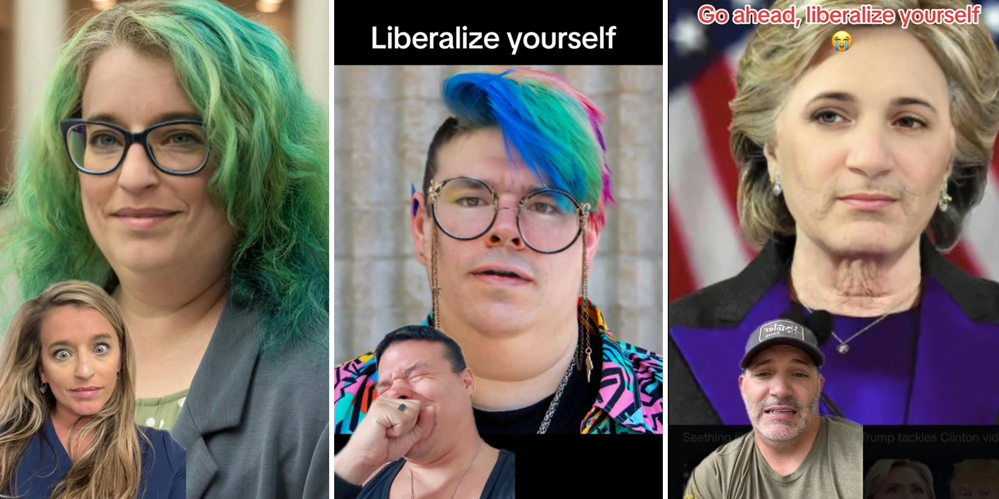 ‘Liberalize Yourself’: TikTok filter uses real people’s faces to make TikTokers into blue-haired leftists