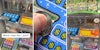 Woman tests 'white line theory' at gas station on lottery scratch-offs