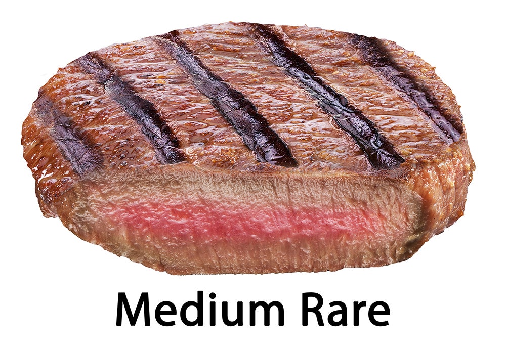 medium rare steak