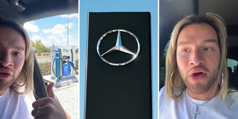 Mercedes driver shocked after paying $15 for 10% charge