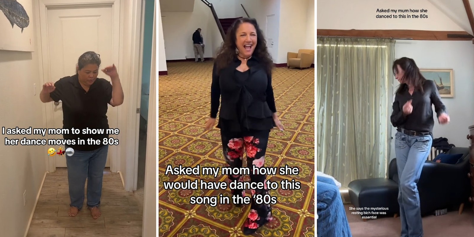How Moms danced in the 80s TikTok trend