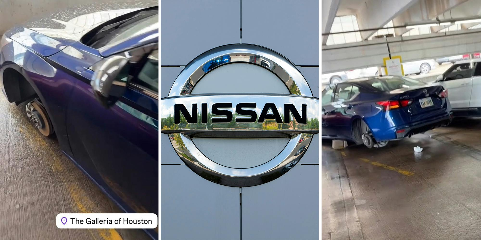 ‘I hope y’all got the insurance’: Woman rents new Nissan Altima and leaves it in mall garage for an hour. She can’t believe how she finds it