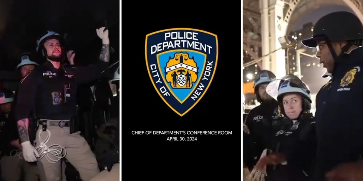 NYPD video about 'restoring order' on college campuses panned online