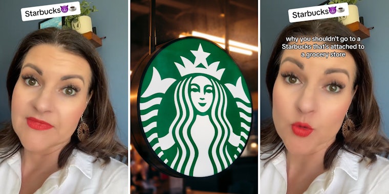 Woman says never go to a Starbucks attached to a grocery store after incident