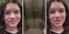 Woman gets trapped in elevator because someone held the door open