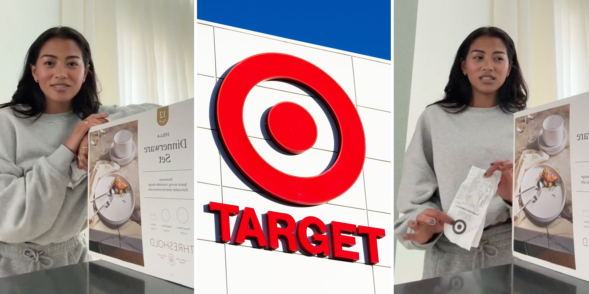 Target customer buys dinnerware set, realizes she got bamboozled