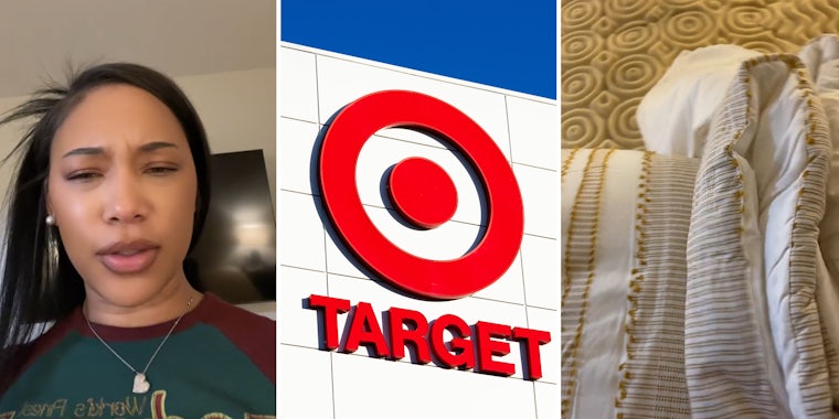 Woman purchases new comforter from Target. She can’t believe what she finds inside