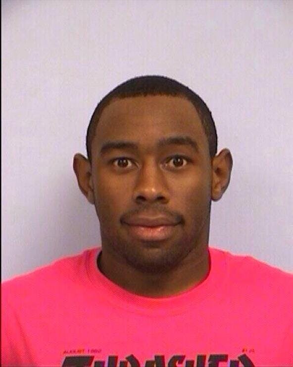 Tyler the Creator mugshot