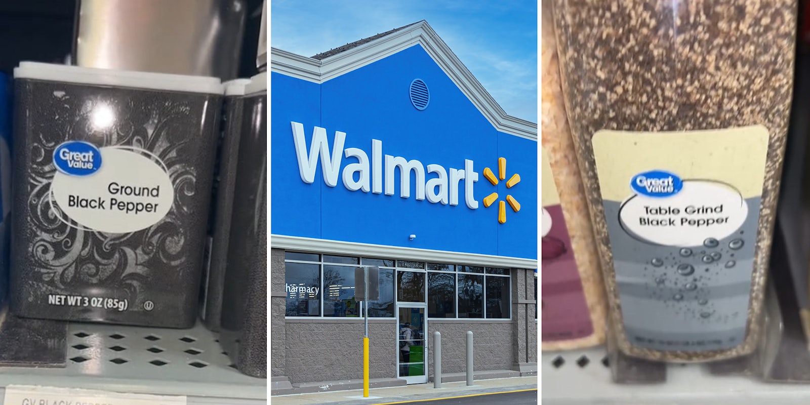 Walmart shopper discovers 2 kinds of Great Value pepper