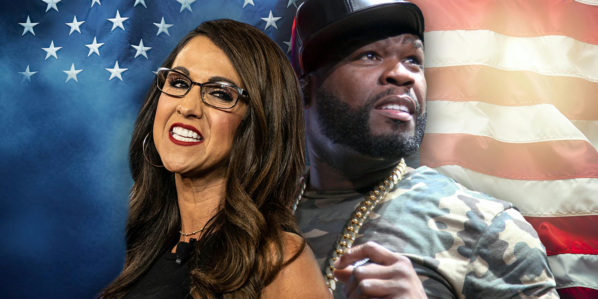 50 Cent Defends Lauren Boebert's 'Beetlejuice' Incident #50Cent