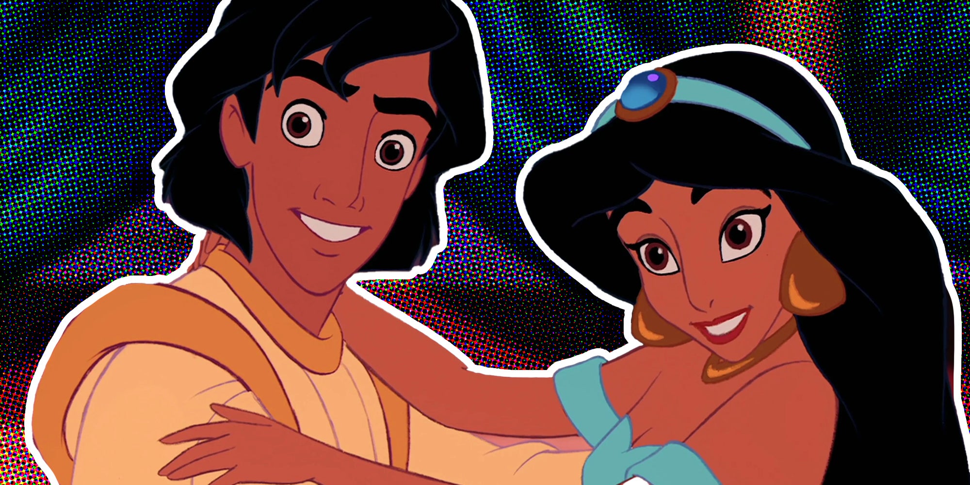 aladdin set in the future: Aladdin and Jasmine