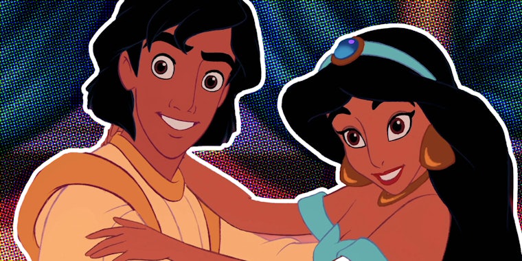 aladdin set in the future: Aladdin and Jasmine