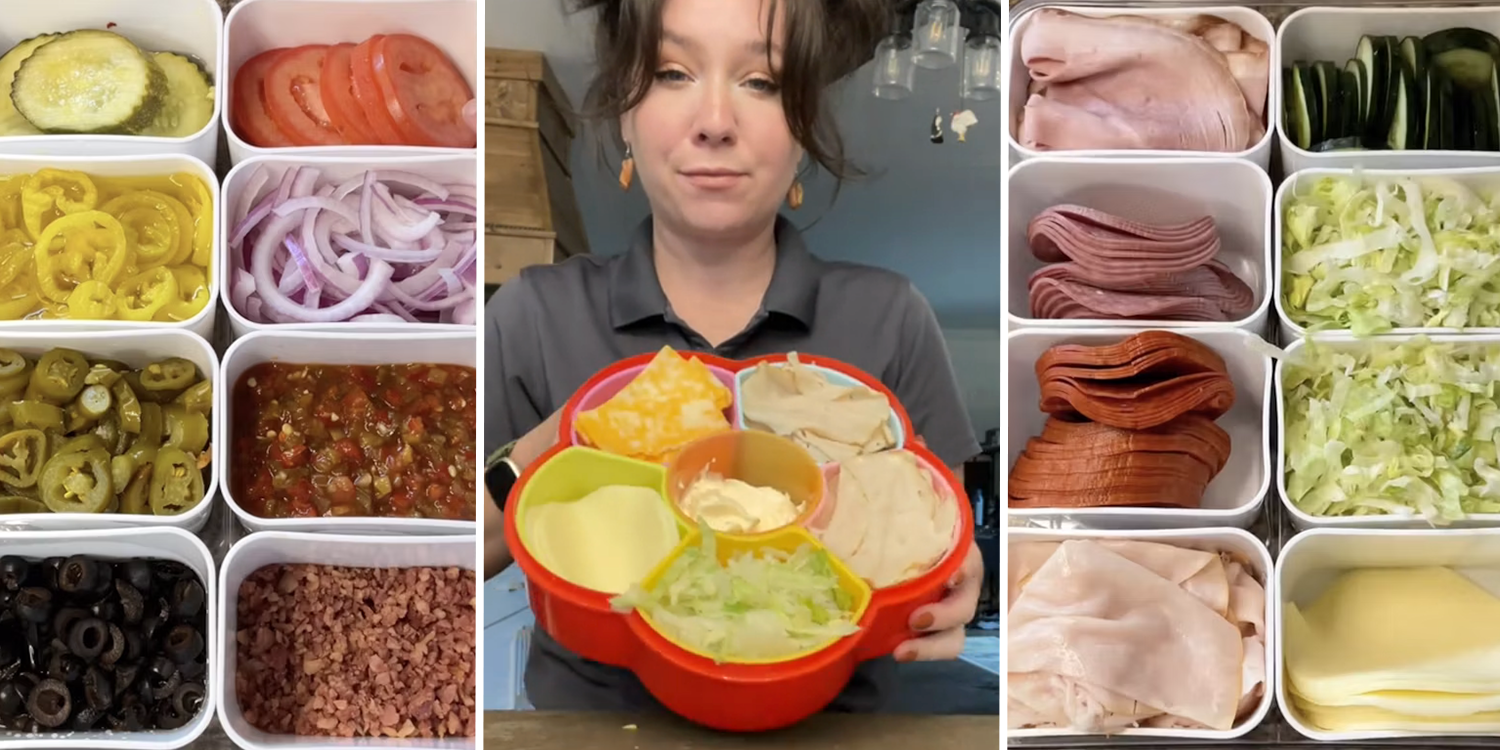 at home sandwich station