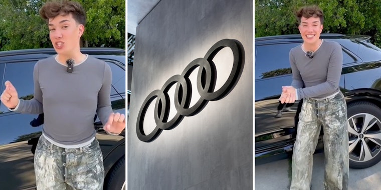 Driver says car rental tricked him by giving him a 'basic' Audi Q-8 Etron.