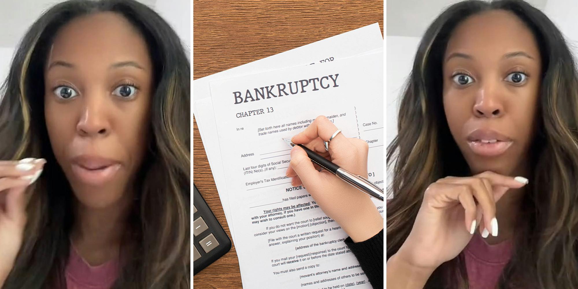 Woman encourages people who can’t afford their cars to file for bankruptcy