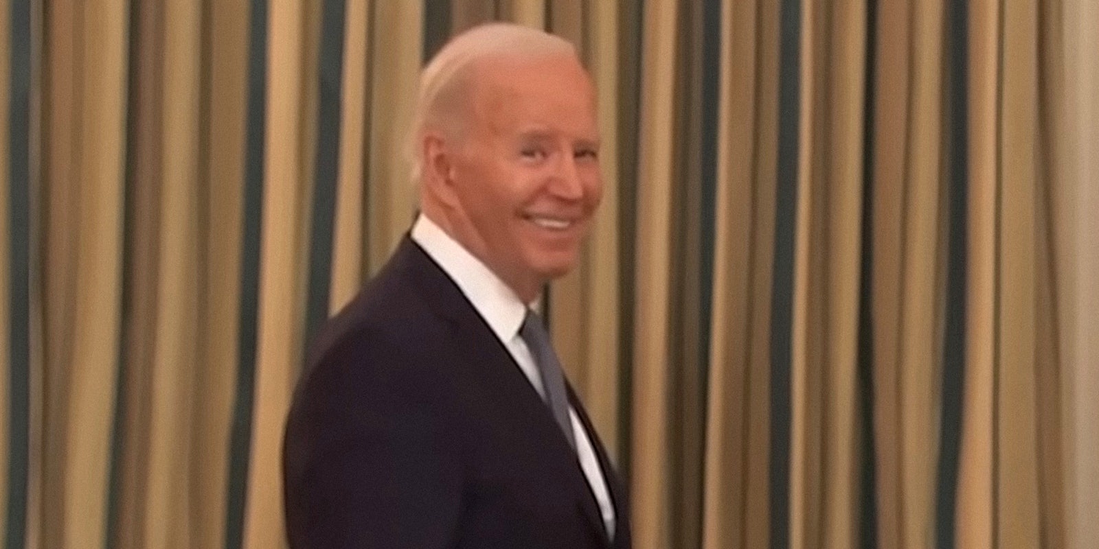 Joe Biden Grin Becomes Latest Toothy Political Meme