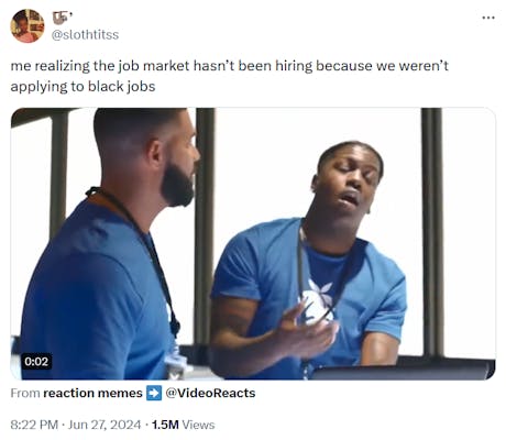 black jobs trump meme