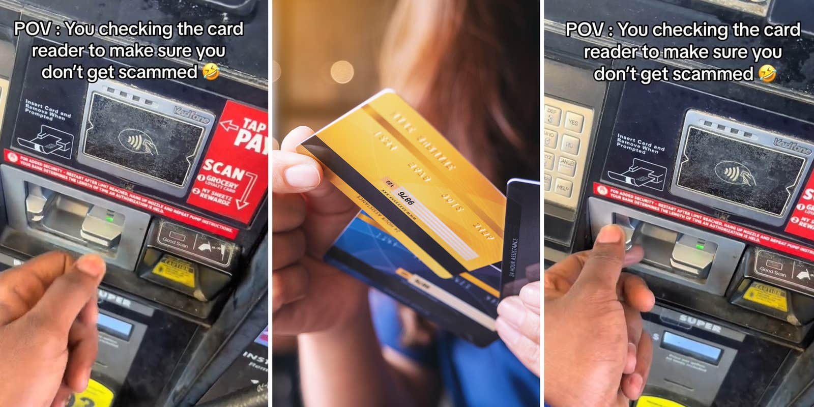 Card Reader Scam Man Shows How To Check for Credit Card Skimmers at Gas Pump