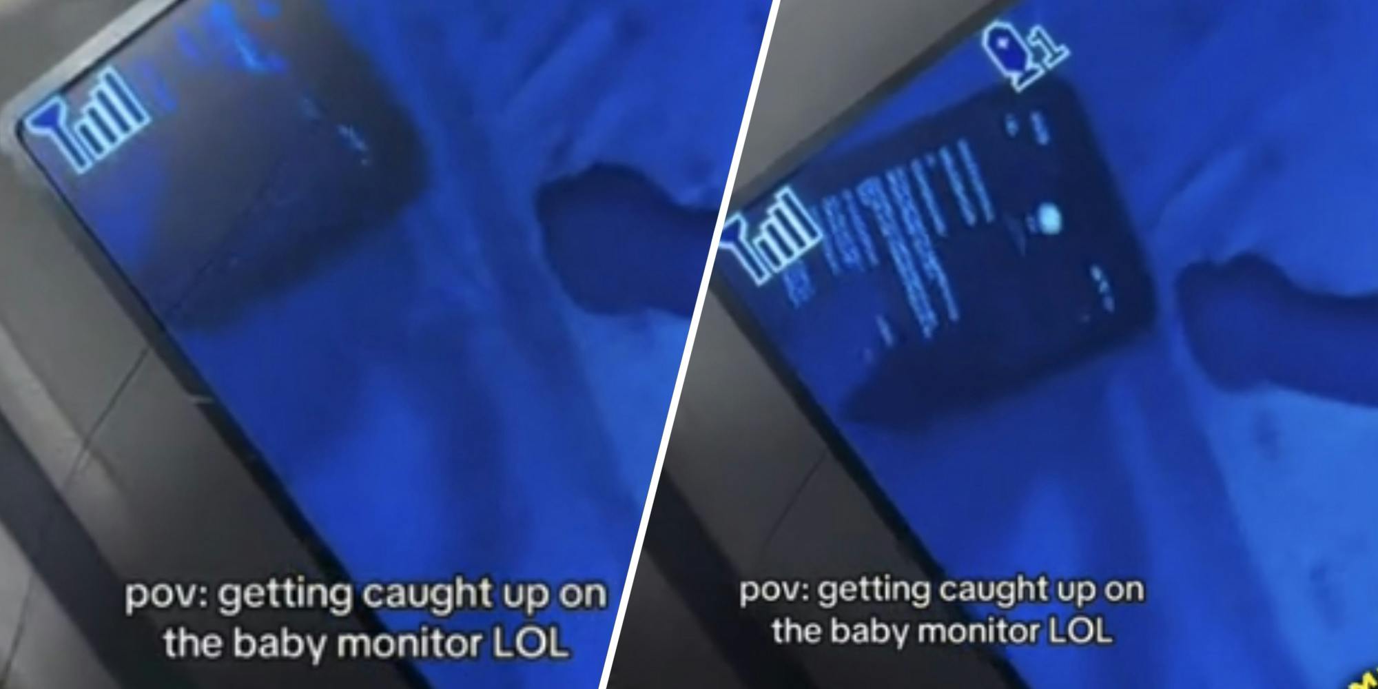 Caught cheating on baby monitor (two split)