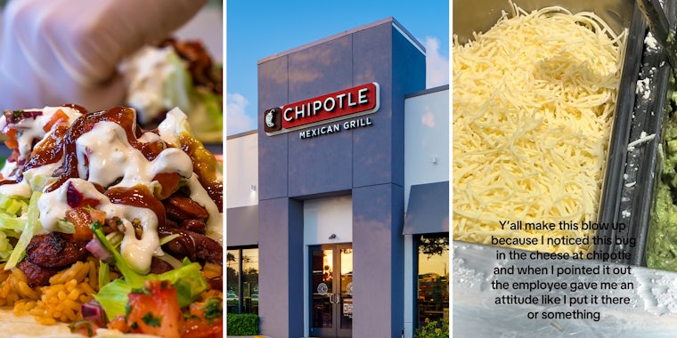 Chipotle customer finds something strange in cheese bin