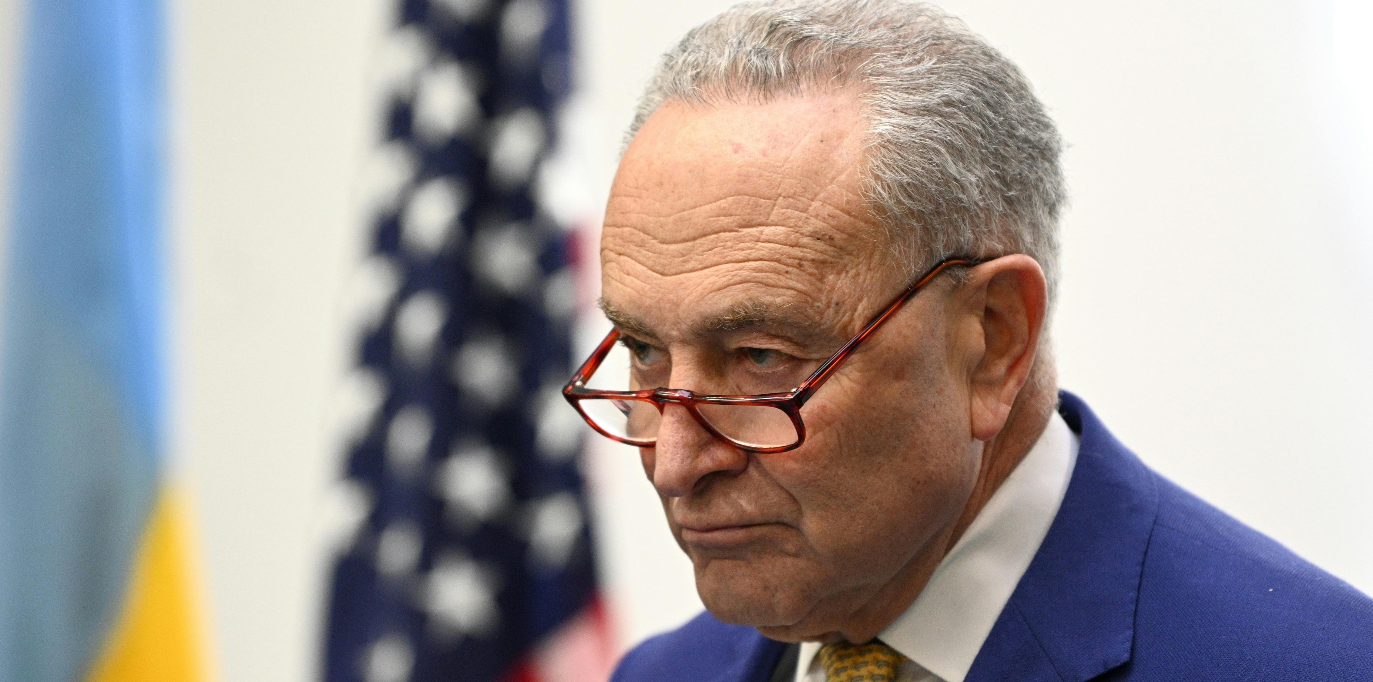 ‘Can’t even pretend to be normal’: Chuck Schumer’s homemade cheeseburger was so gross he deleted the evidence