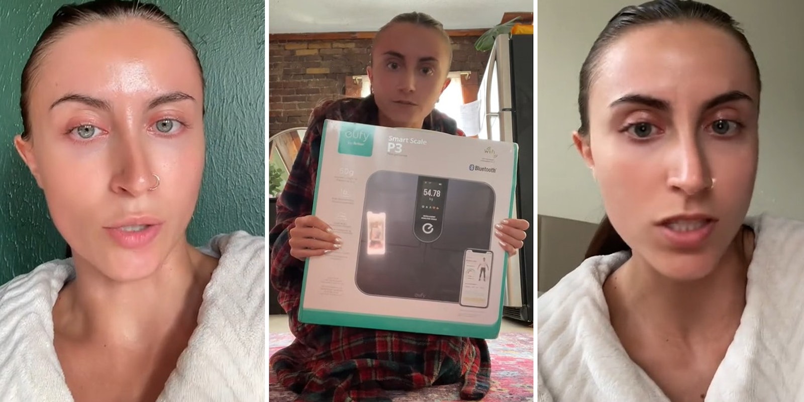 Woman says brand sent her a smart scale. She never gave them her address