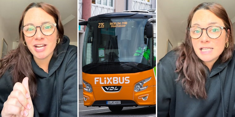 Woman says Greyhound FlixBus broke down in the middle of the desert
