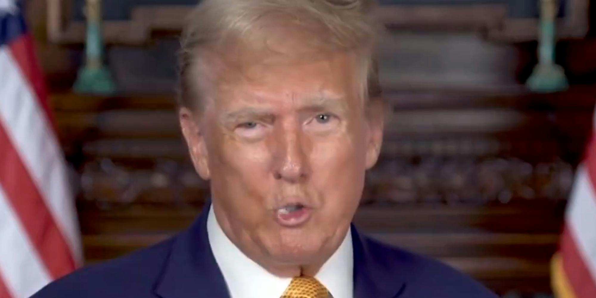 Clip of Donald Trump's 'Foamy Saliva' Trolled By Critics